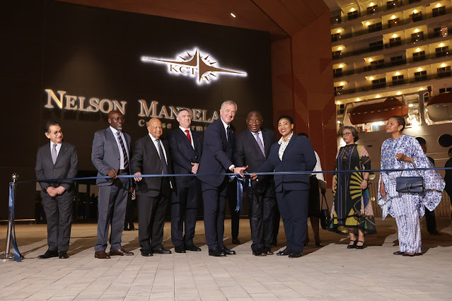 Nelson Mandela Cruise Terminal Inauguration Durban South Africa Cruise Season MSC Cruises Public-Private Partnership KwaZulu Cruise Terminal Limited Zulu Kingdom Adventure Local Job Creation in Durban Pierfrancesco Vago MSC Cruises Shosholoza Academy Talent Development South African Maritime Legacy Global Impact of Nelson Mandela Terminal